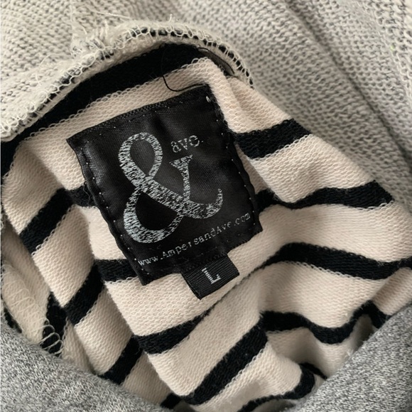 Ampersand Ave | Mommy & Me Matching Striped Hoodies - Picture 5 of 11
